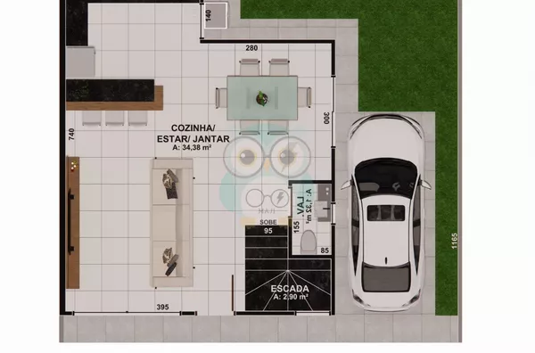 Sobrado para venda,  Xaxim, Curitiba - Foto 2