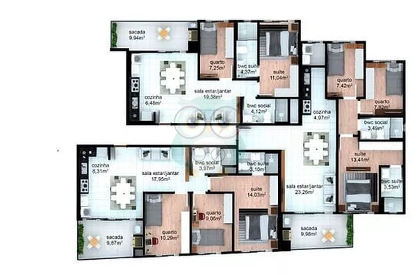 Apartamento para venda, 3 quarto(s),  Campina Do Siqueira, Curitiba - Foto 4