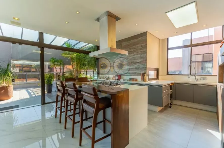 Cobertura duplex para venda, 4 quarto(s),  Ahú, Curitiba - CO511