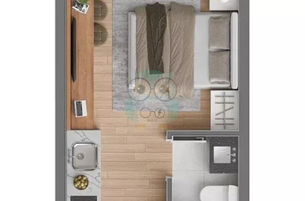 Apartamento para venda, 2 quarto(s),  Centro, Curitiba - Foto 3