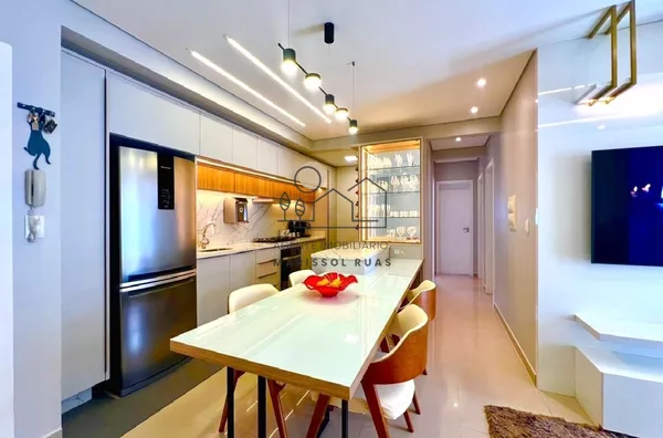 Apartamento com 3 dormitórios Ingleses, sendo 1 suíte, finamente mobiliado e pronto para morar-Praia dos Ingleses