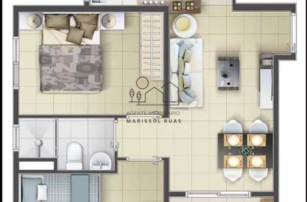 RESIDENCIAL ALAMEDA CÉZANNE -  SOBRADO A VENDA COM 02 SUÍTES - Foto 5