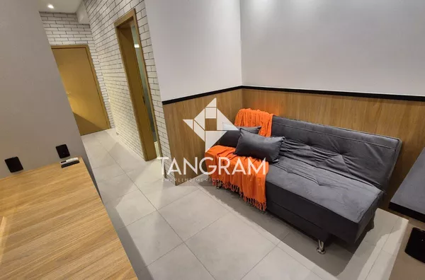 Kitnet/Studio mobiliado com sacada - ao lado da UNIDEP/UTFPR, até 2 pessoas, 32m²