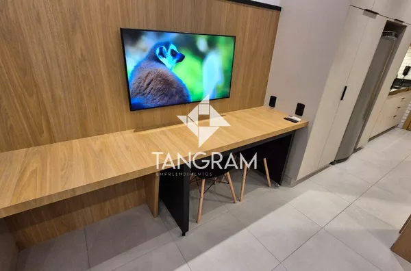 Kitnet/Studio mobiliado com sacada - ao lado da UNIDEP/UTFPR, até 2 pessoas, 32m² - Foto 4