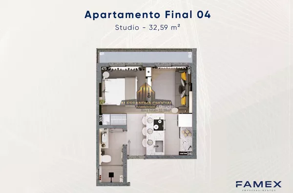 Apartamentos na PLANTA SKAY  centro de Pato Branco 