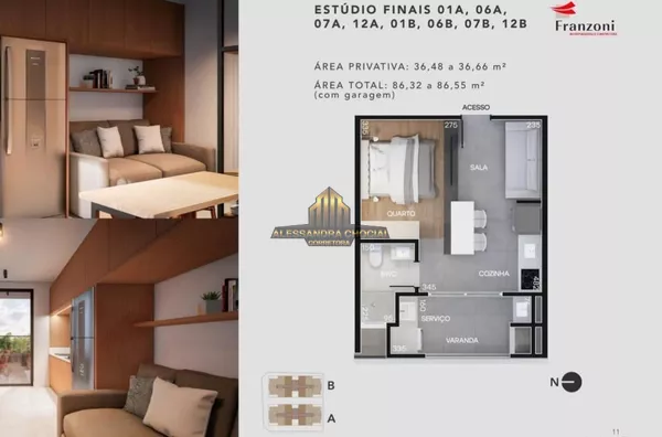 O LOFT PRIME é um empreendimento inteligente e funcional, composto por dois blocos residenciais com apartamentos compactos de aproximadamente 38m² privativos. Com espaço bem aproveitado, ideal para quem busca praticidade sem abrir mão do conforto