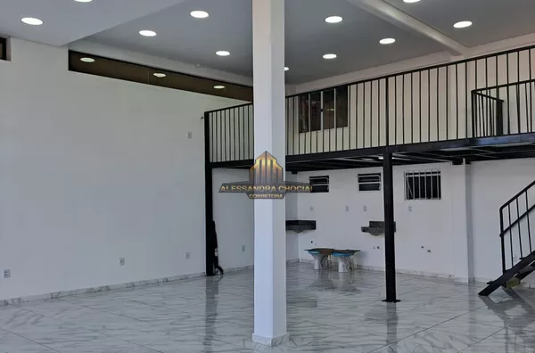 Sala nova  comercial térrea com mezanino , 2 banheiros , entradas para ar condicionado, FÁCIL ESTACIONAMENTO  para aluguel, 