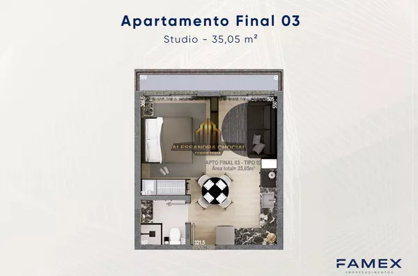 Apartamentos na PLANTA SKAY  centro de Pato Branco 
