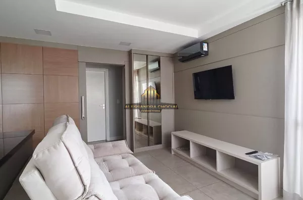 Apartamento para  locação , mobiliado , 2 quartos , sacada com churrasqueira , garagem