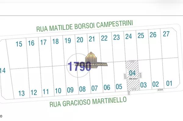 Meio terreno  para venda, loteamento Vila Matilde , São  Francisco, Pato Branco