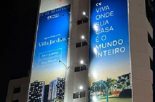 Águas Claras | Empena acesso ao Pão de Açúcar Esquerda