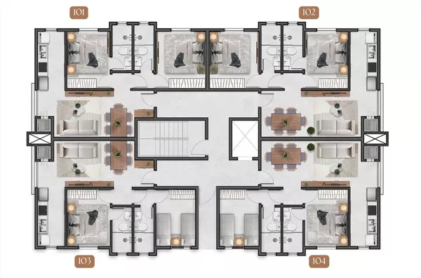 Apartamento para venda, 2 quarto(s),  Pousada Da Neve, Nova Petropolis
