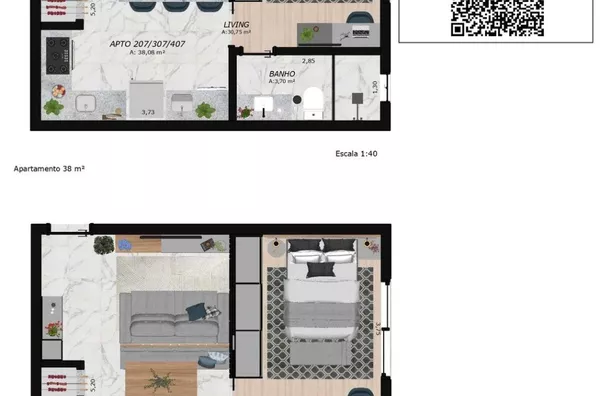 Loft para venda, 1 quarto(s),  Pousada Da Neve, Nova Petropolis