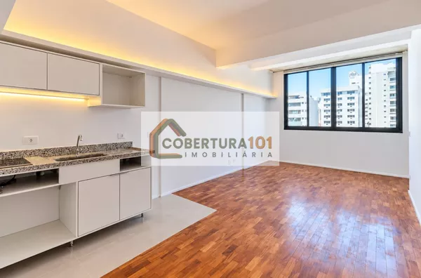 Apartamento para locação na República, 46 m², reformado, com cozinha integrada e coworking no condomínio - Foto 2