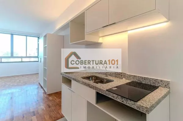 Studio para locação na República, 28m², reformado, com cozinha integrada e coworking no condomínio - Foto 7