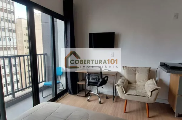 Studio para Alugar mobiliado 23,00 m², por R$ 2.400,00 - Vila Buarque - São Paulo - Foto 1