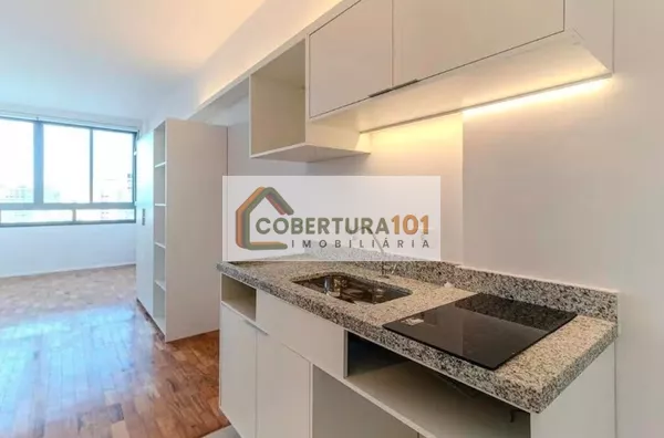 Studio para locação na República, 28m², reformado, com cozinha integrada e coworking no condomínio - Foto 8