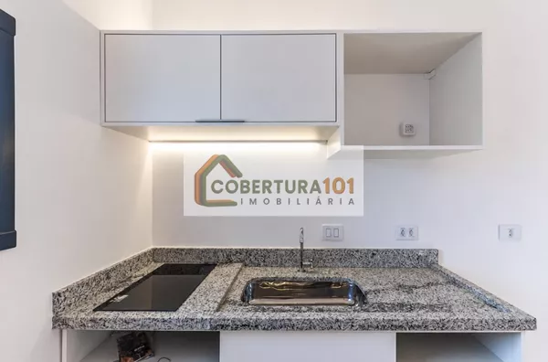 Apartamento para locação na República, 41 m², reformado, com cozinha integrada e coworking no condomínio - Foto 11