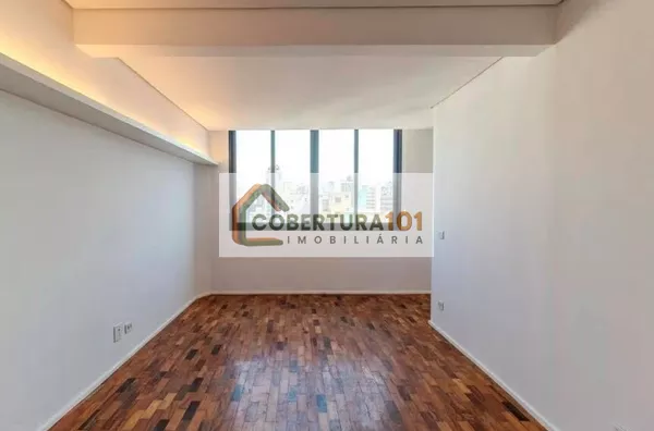 Apartamento para locação na República, 46 m², reformado, com cozinha integrada e coworking no condomínio