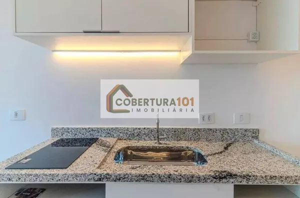 Studio para locação na República, 28m², reformado, com cozinha integrada e coworking no condomínio - Foto 9