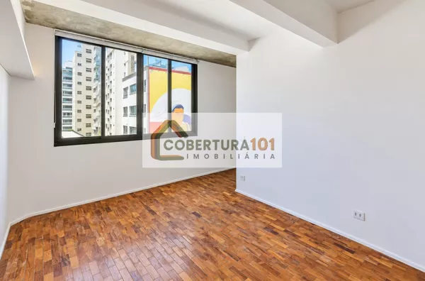 Apartamento para locação na República, 46 m², reformado, com cozinha integrada e coworking no condomínio - Foto 1