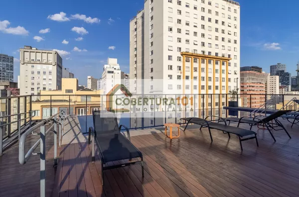 Cobertura para locação em Santa Cecília, 70 m², 1 dormitório, sacada, ar-condicionado e 1 vaga - Foto 37