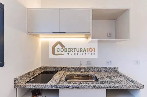 Apartamento para locação na República, 41 m², reformado, com cozinha integrada e coworking no condomínio - Foto 8