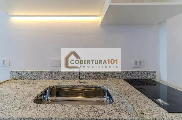 Studio para locação na República, 28m², reformado, com cozinha integrada e coworking no condomínio - Foto 9