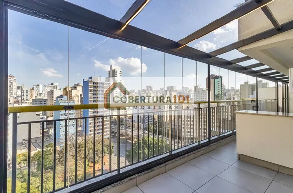 Cobertura à venda em Santa Cecília, 70 m², 1 dormitório, sacada, ar-condicionado e 1 vaga - Foto 1