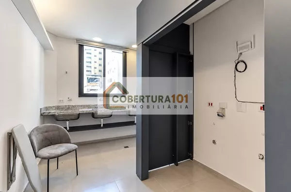 Studio para locação na República, 28m², reformado, com cozinha integrada e coworking no condomínio - Foto 19