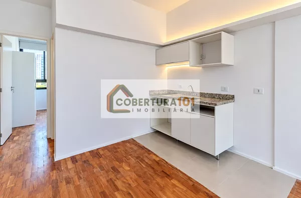Apartamento para locação na República, 46 m², reformado, com cozinha integrada e coworking no condomínio - Foto 3