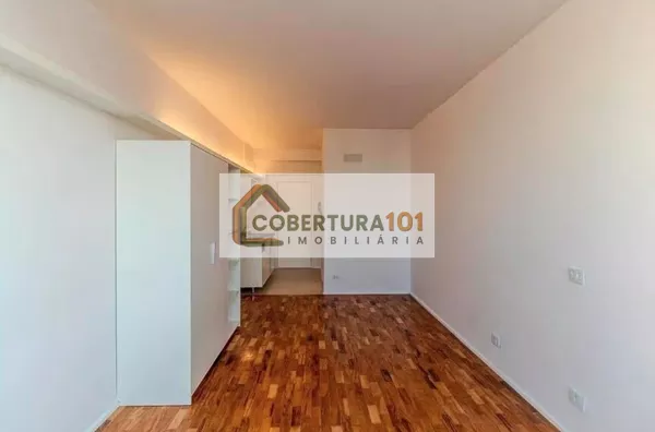 Studio para locação na República, 28m², reformado, com cozinha integrada e coworking no condomínio
