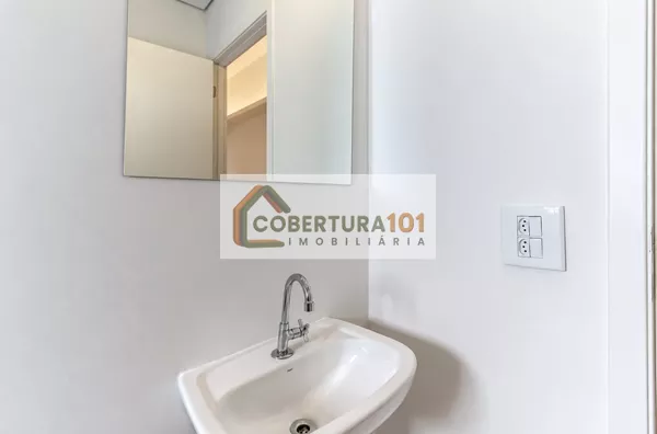 Apartamento para locação na República, 41 m², reformado, com cozinha integrada e coworking no condomínio - Foto 25