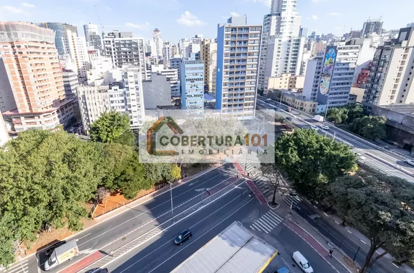 Cobertura para locação em Santa Cecília, 70 m², 1 dormitório, sacada, ar-condicionado e 1 vaga - Foto 18
