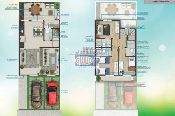 Sobrado em condomínio Living ampliado com 3 suítes à venda, 98 m² por R$ 1.150.000,00 - Residencial Vila das Paineiras Las Villas - Meu Cantinho - Suzano/SP - Foto 4