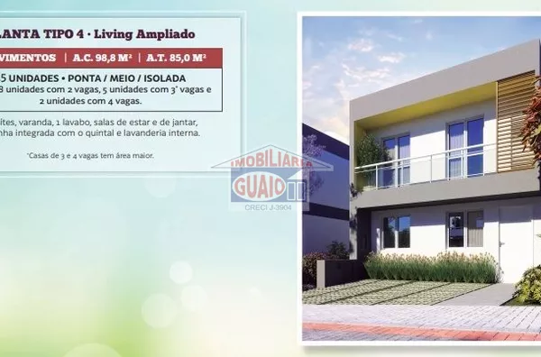 Sobrado em condomínio Living ampliado com 3 suítes à venda, 98 m² por R$ 1.150.000,00 - Residencial Vila das Paineiras Las Villas - Meu Cantinho - Suzano/SP - Foto 3