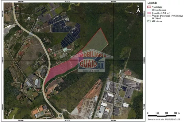 Área de 114.900,00 m² para venda por R$ 7.000.000,00 no Cocuera, Mogi Das Cruzes