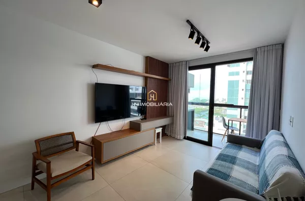 Apartamento com 75m²,  2/4, mobiliado, vista mar à venda, localizado na Ilha de Capri - Ilhéus - Bahia - Foto 2