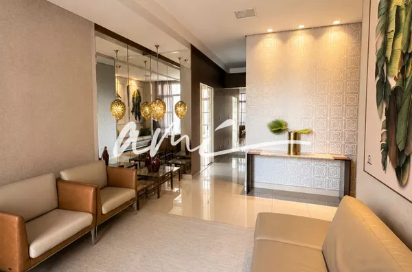 Apartamento de 134 m², mobiliado, com 3 suítes, sacada gourmet e 3 vagas de garagem à venda no Edifício Jardins de Provence – Cuiabá/MT