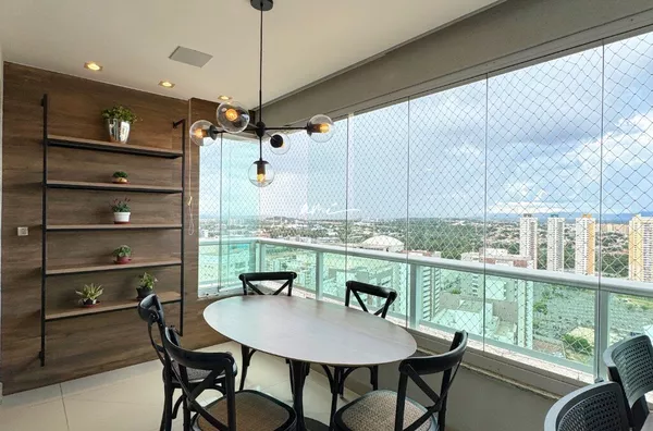 Apartamento de alto padrão com 3 suítes, andar alto e varanda gourmet à venda no Edifício Splendore Plaenge – Cuiabá/MT