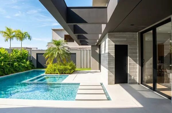 Casa térrea de 447 m² com 4 suítes e projeto assinado por Carlos Salles à venda no condomínio Supremo Itália – Cuiabá/MT