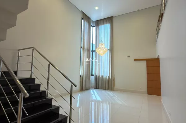 Sobrado de 403 m², com 4 dormitórios, piscina aquecida e living com pé-direito duplo à venda no Condomínio Florais Cuiabá – Cuiabá/MT - Foto 30