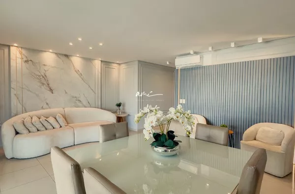 Apartamento de 192 m² com 3 suítes, sol da manhã e churrasqueira na sacada à venda no Edifício Sofisticato – Cuiabá/MT