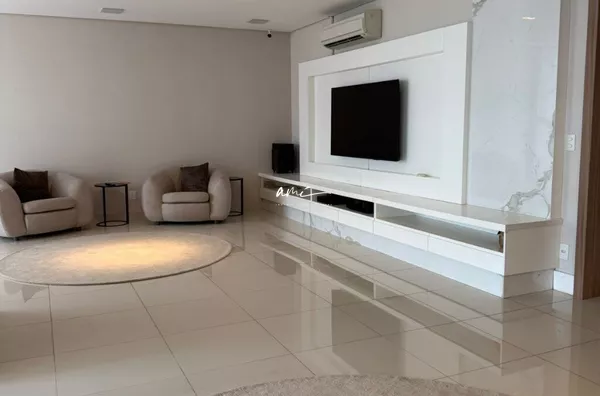 Apartamento de 255 m², mobiliado, com 4 suítes e ampla área social à venda no Edifício Helbor Privilege Goiabeiras – Cuiabá/MT