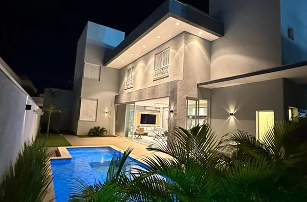 Casa Mobiliada com 4 Suítes, Gourmet e Piscina no Condomínio Florais do Valle – Cuiabá/MT