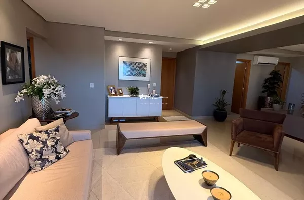 Apartamento de 246 m² com 4 suítes, andar alto e 4 vagas à venda e locação no Maison Gabriela – Cuiabá/MT