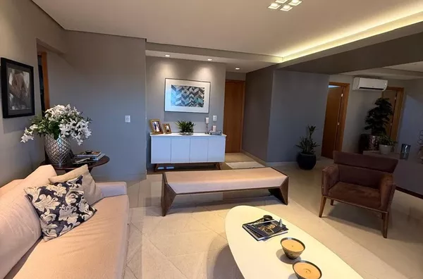 Apartamento de 246 m² com 4 suítes, andar alto e 4 vagas à venda e locação no Maison Gabriela – Cuiabá/MT