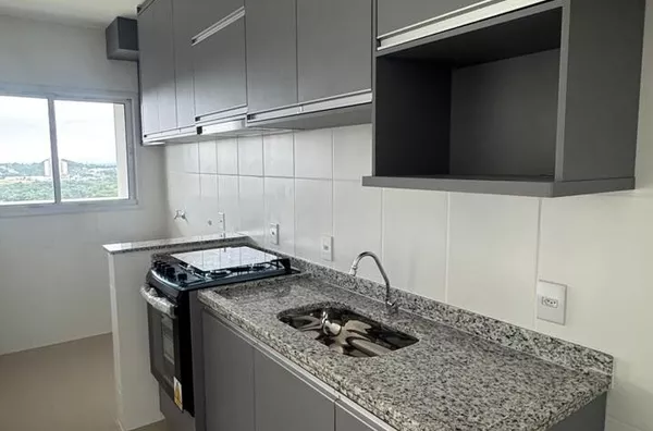 Apartamento com 2 quartos, suíte e andar alto à venda e locação no Residencial Valentina – Cuiabá/MT