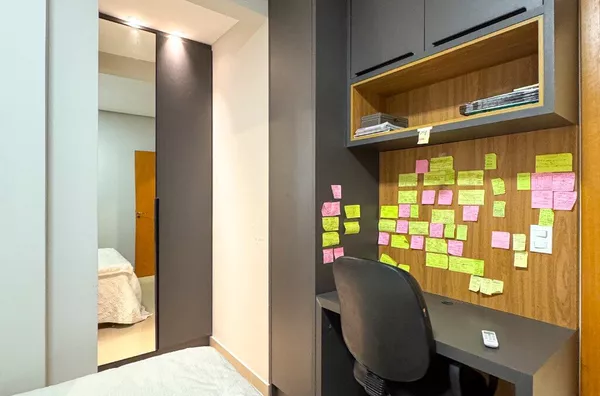 Apartamento de 114 m² com 3 suítes e cozinha gourmet integrada à venda no Edifício Arthur – Cuiabá/MT