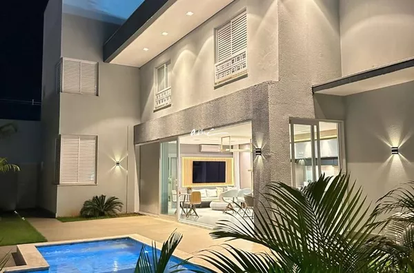 Casa Mobiliada com 4 Suítes, Gourmet e Piscina no Condomínio Florais do Valle – Cuiabá/MT